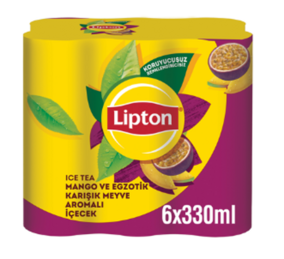 LİPTON SOĞUK ÇAY 6*330 ML. - MANGO